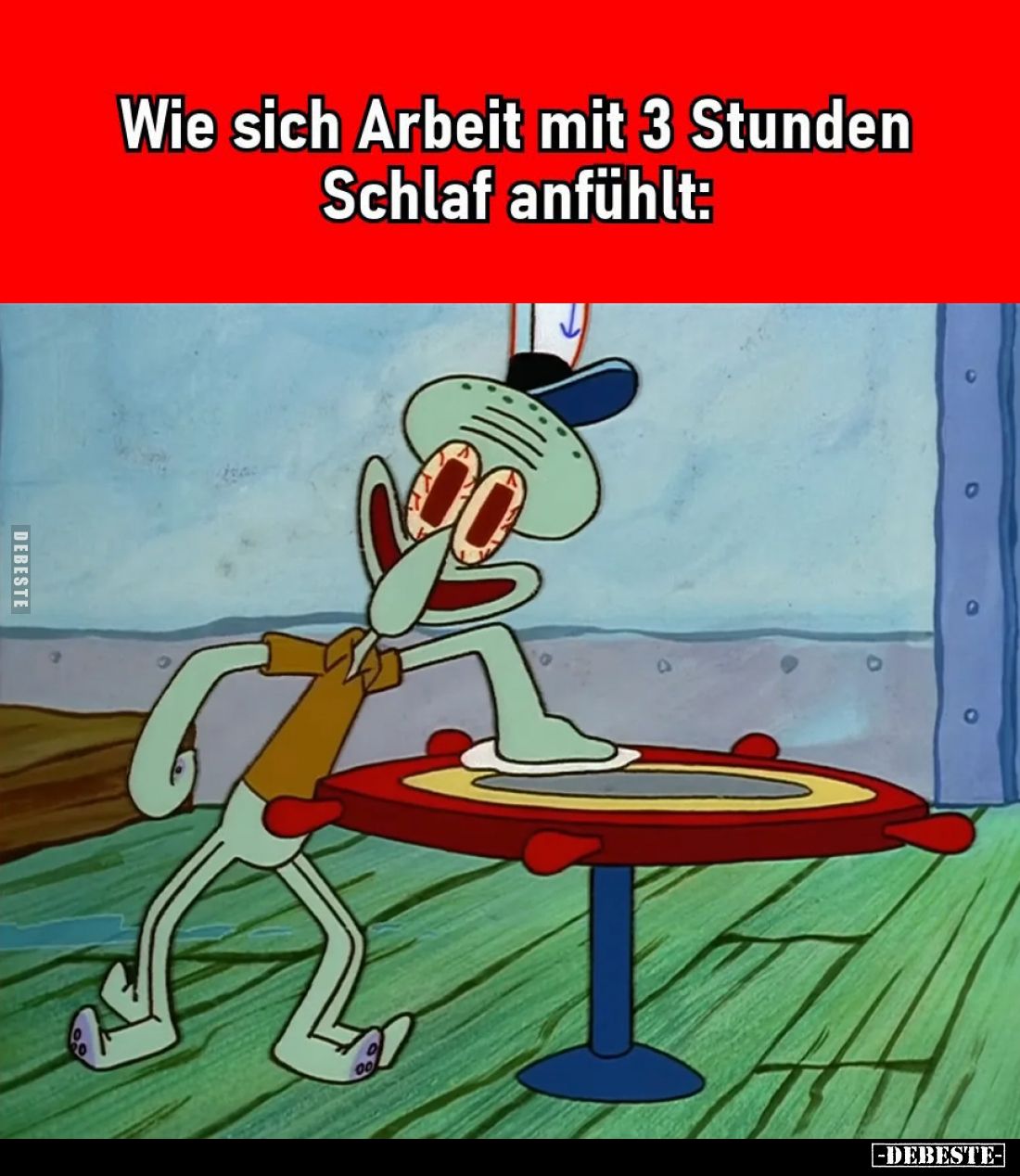Wie sich Arbeit mit 3 Stunden Schlaf anfühlt: