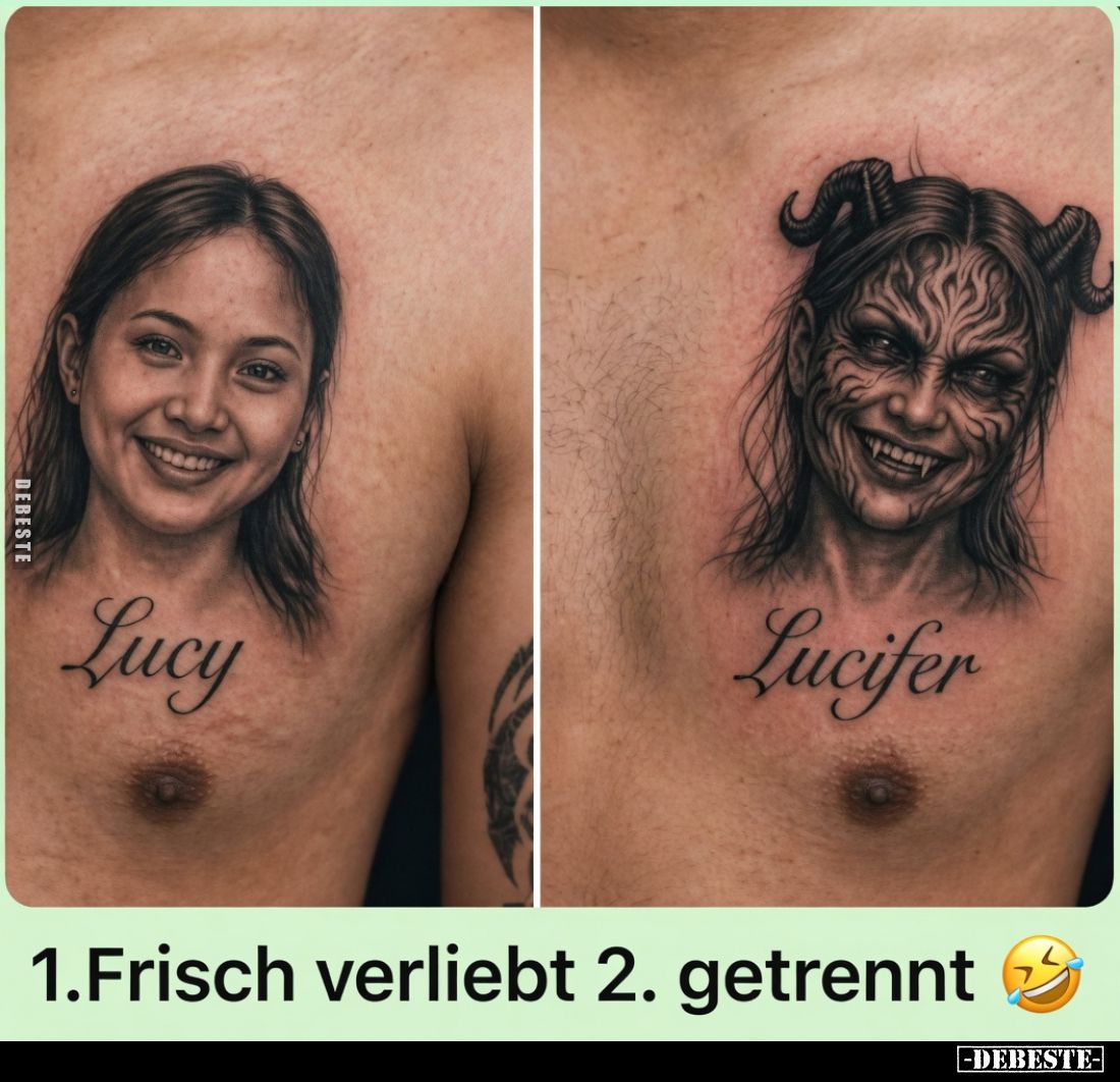 Lucy - Lucifer.     Frisch verliebt 2. getrennt.