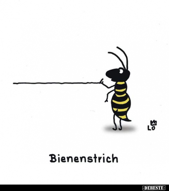 Bienenstrich.. - Lustige Bilder | DEBESTE.de