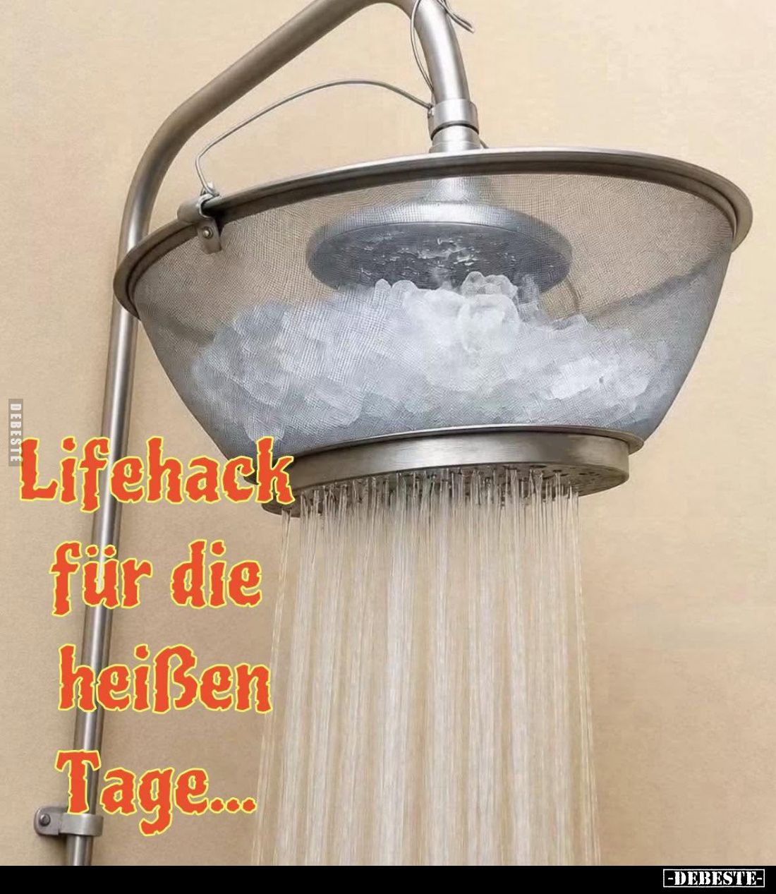 Lifehack für die heißen Tage...