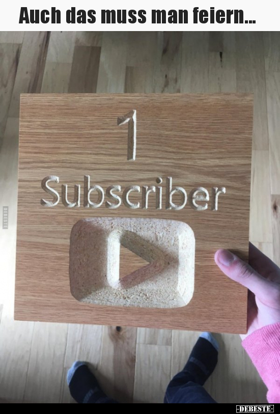 Auch das muss man feiern...