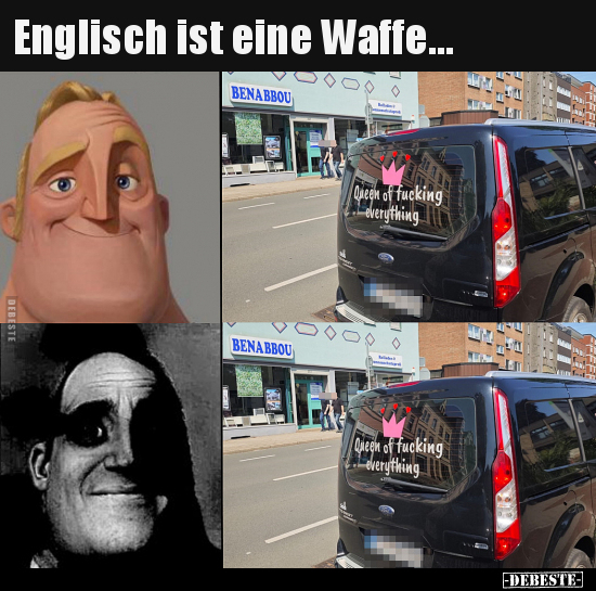 Englisch ist eine Waffe... - Lustige Bilder | DEBESTE.de