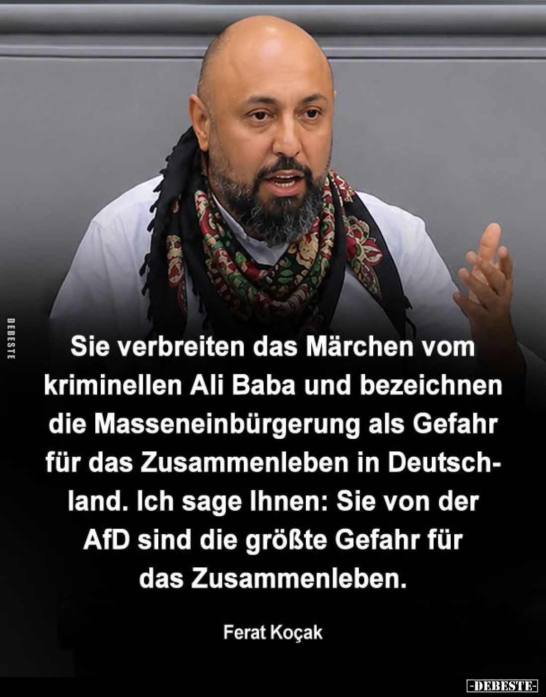 Sie verbreiten das Märchen vom kriminellen Ali Baba und bezeichnen die Masseneinbürgerung als Gefahr für das Zusammenleben in...