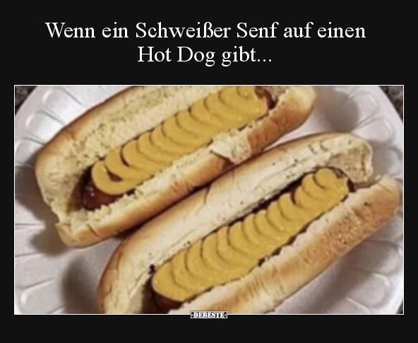 Wenn ein Schweißer Senf auf einen Hot Dog gibt... - Lustige Bilder | DEBESTE.de