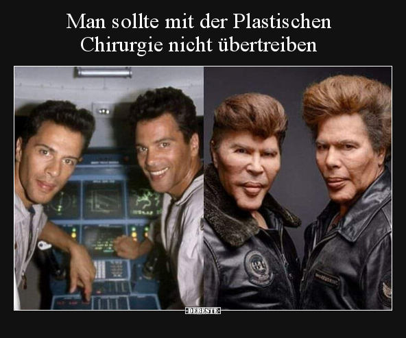 Man sollte mit der Plastischen Chirurgie nicht.. - Lustige Bilder | DEBESTE.de