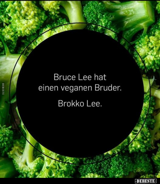 Bruce Lee hat einen veganen Bruder... - Lustige Bilder | DEBESTE.de