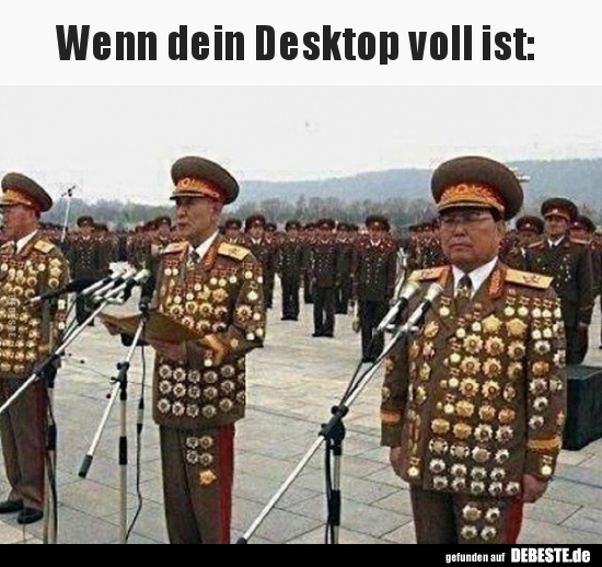 Wenn dein Desktop voll ist.. - Lustige Bilder | DEBESTE.de