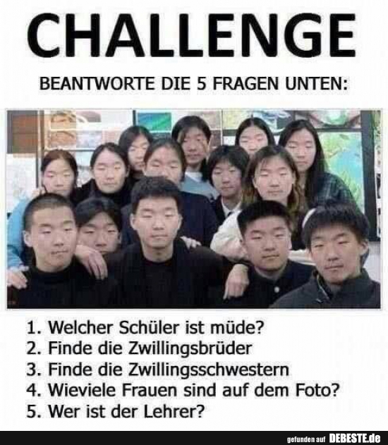 BEANTWORTE DIE 5 FRAGEN UNTEN: