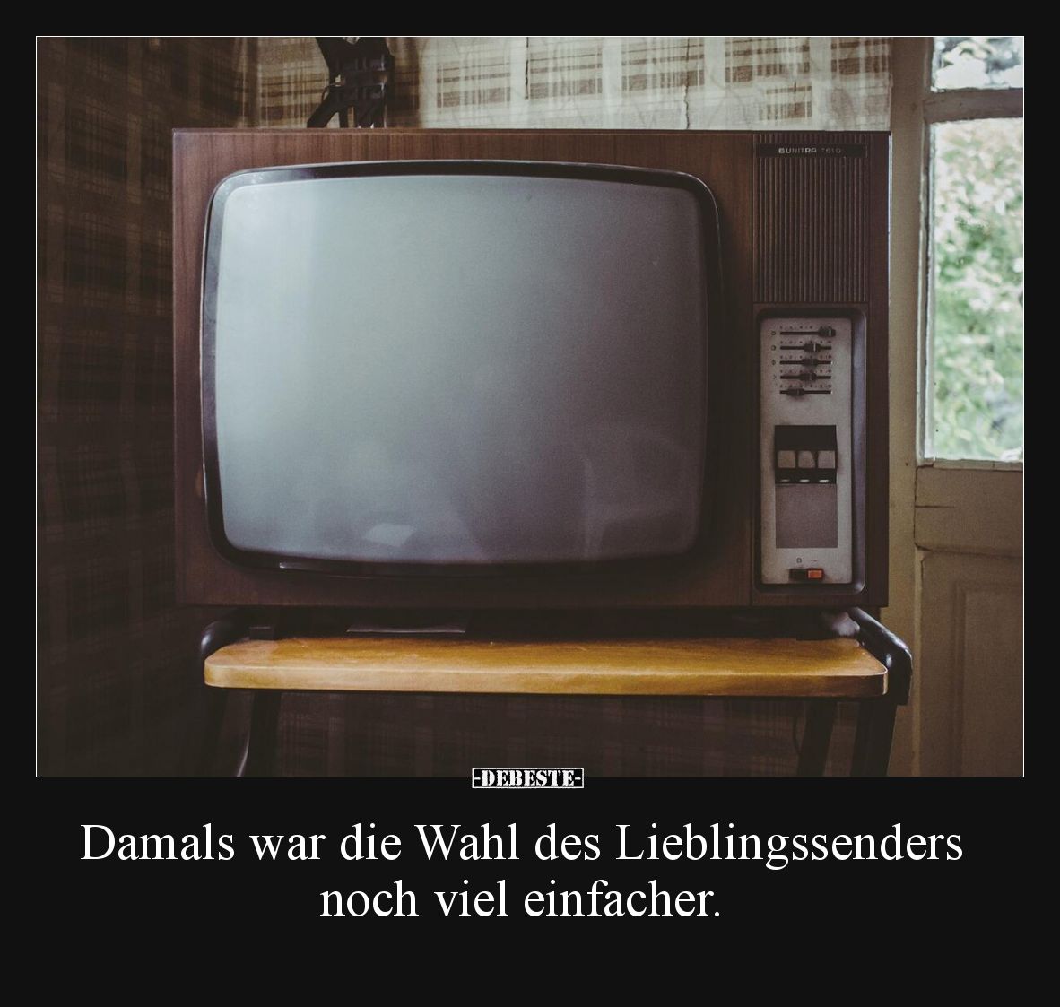 Damals war die Wahl des Lieblingssenders noch viel.. - Lustige Bilder | DEBESTE.de