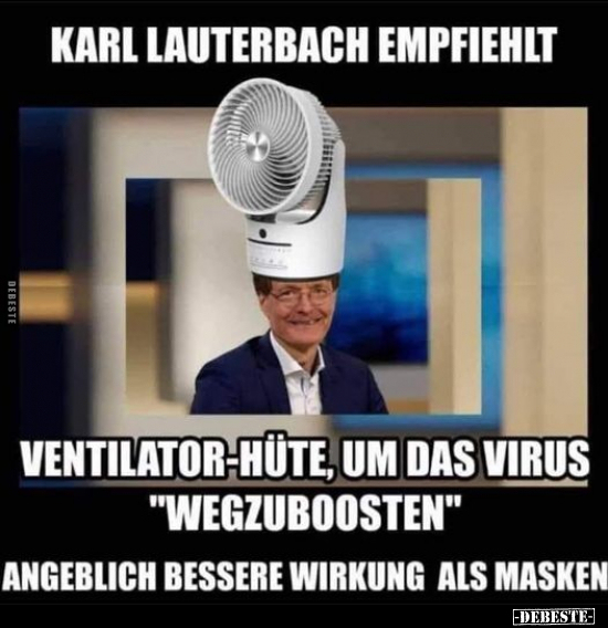 Karl Lauterbach empfiehlt.. - Lustige Bilder | DEBESTE.de
