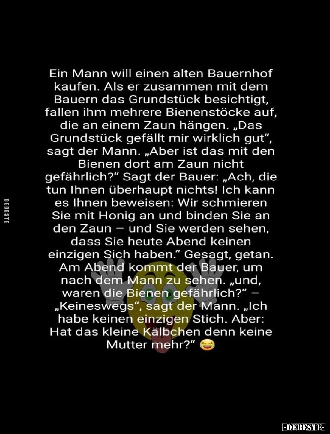 Ein Mann will einen alten Bauernhof kaufen.. - Lustige Bilder | DEBESTE.de