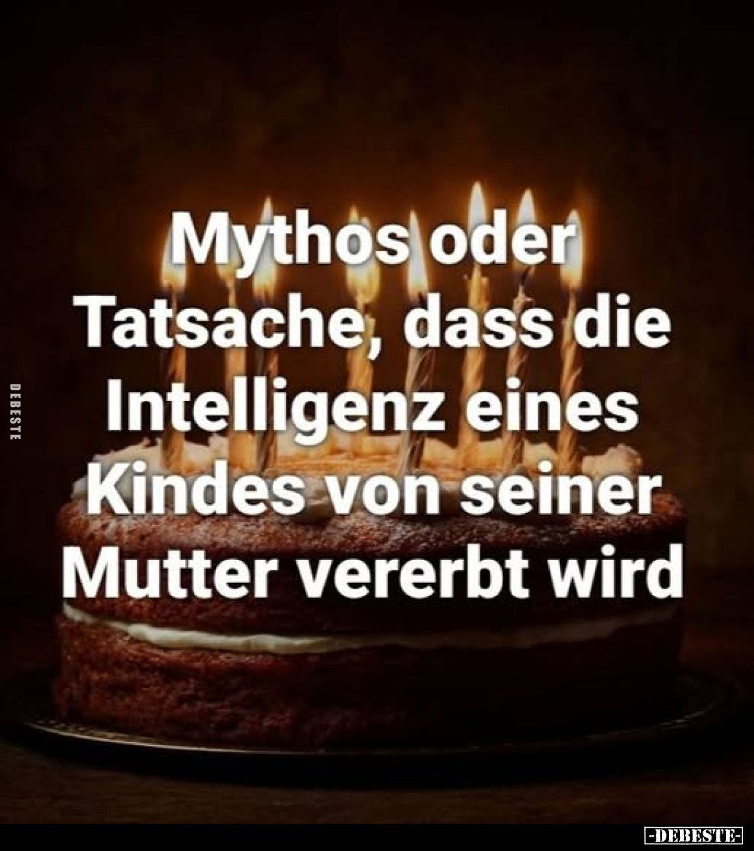 Mythos oder Tatsache, dass die Intelligenz eines Kindes von seiner Mutter vererbt wird.