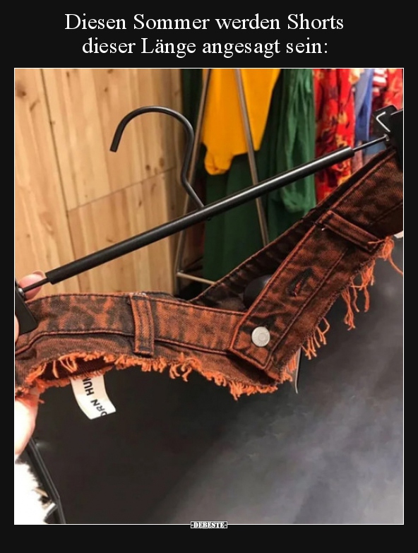 Diesen Sommer werden Shorts dieser Länge angesagt..