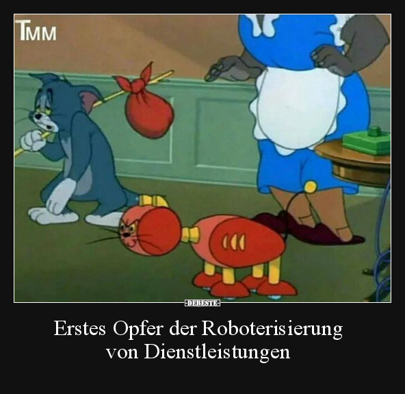 Erstes Opfer der Roboterisierung von Dienstleistungen.. - Lustige Bilder | DEBESTE.de