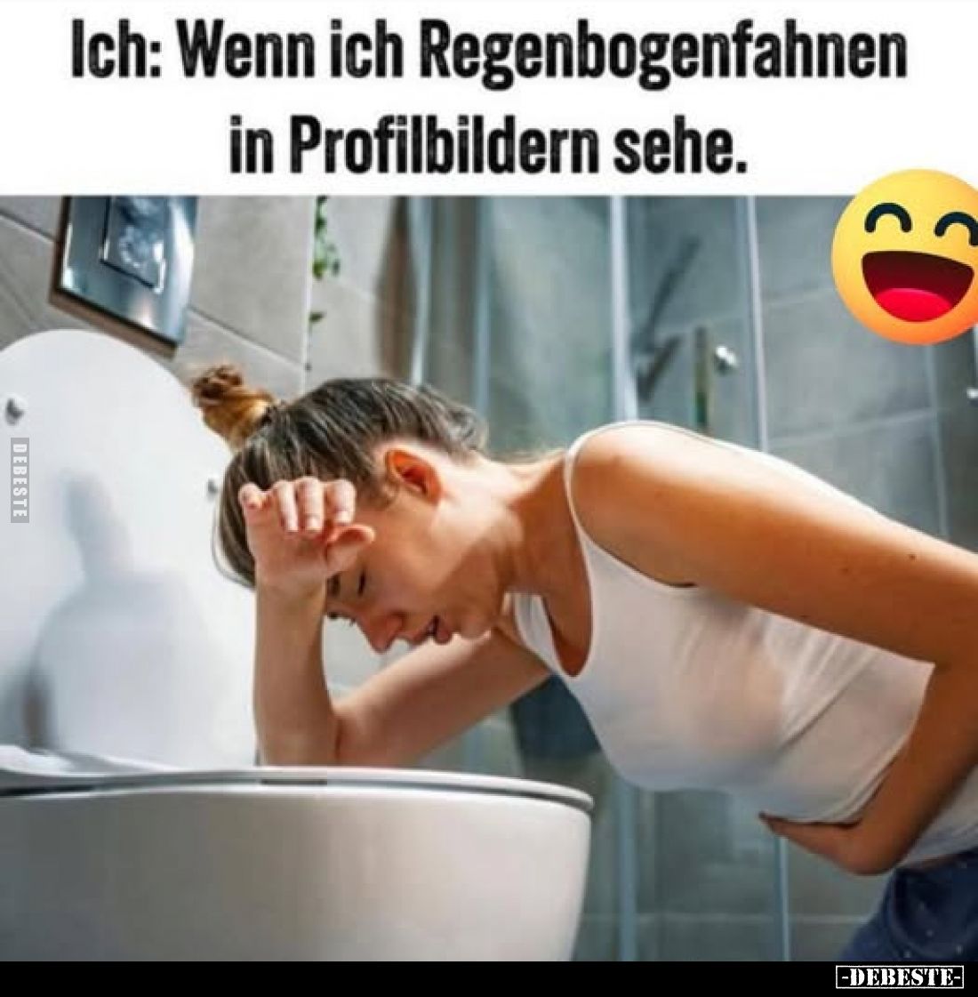 Ich: Wenn ich Regenbogenfahnen in Profilbildern sehe.