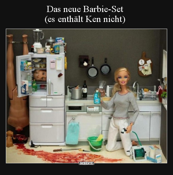 Das Neue Barbie Set Es Enthalt Ken Nicht Lustige Bilder Spruche Witze Echt Lustig