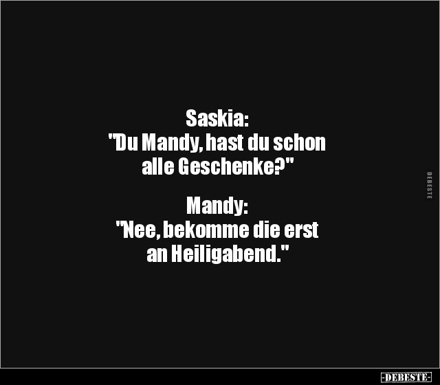 Saskia: "Du Mandy, hast du schon alle.." - Lustige Bilder | DEBESTE.de