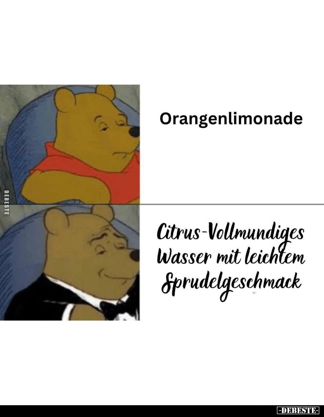 Orangenlimonade. -
Citrus-Vollmundiges Wasser mit leichtem Sprudelgeschmack.