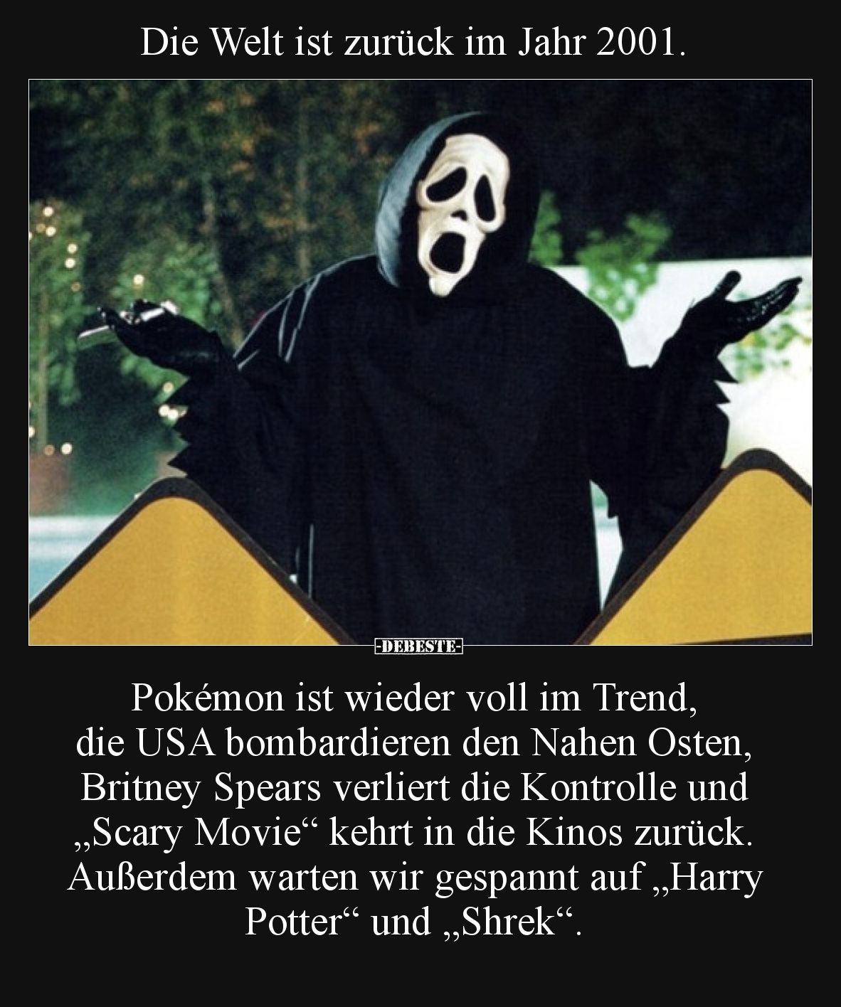 Die Welt ist zurück im Jahr 2001. Pokémon ist wieder voll.. - Lustige Bilder | DEBESTE.de