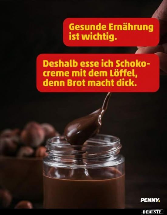 Gesunde Ernährung ist wichtig... - Lustige Bilder | DEBESTE.de