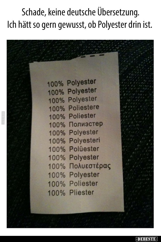 Schade, keine deutsche Übersetzung. Ich hätt so gern..