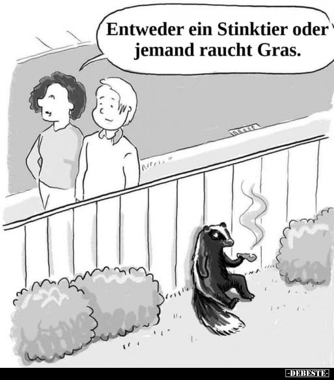 Entweder ein Stinktier oder jemand raucht Gras.. - Lustige Bilder | DEBESTE.de