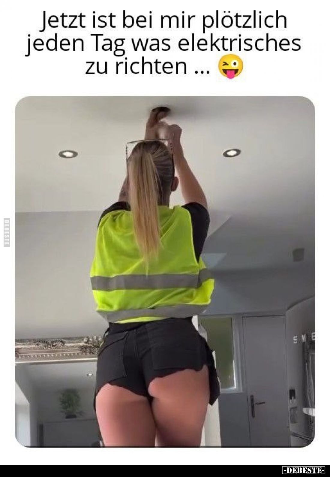 Jetzt ist bei mir plötzlich jeden Tag was elektrisches zu richten...
