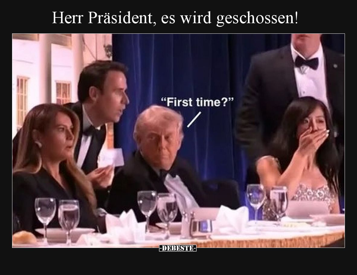 Herr Präsident, es wird geschossen!