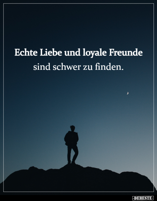 Echte Liebe und loyale Freunde sind schwer zu finden... - Lustige Bilder | DEBESTE.de