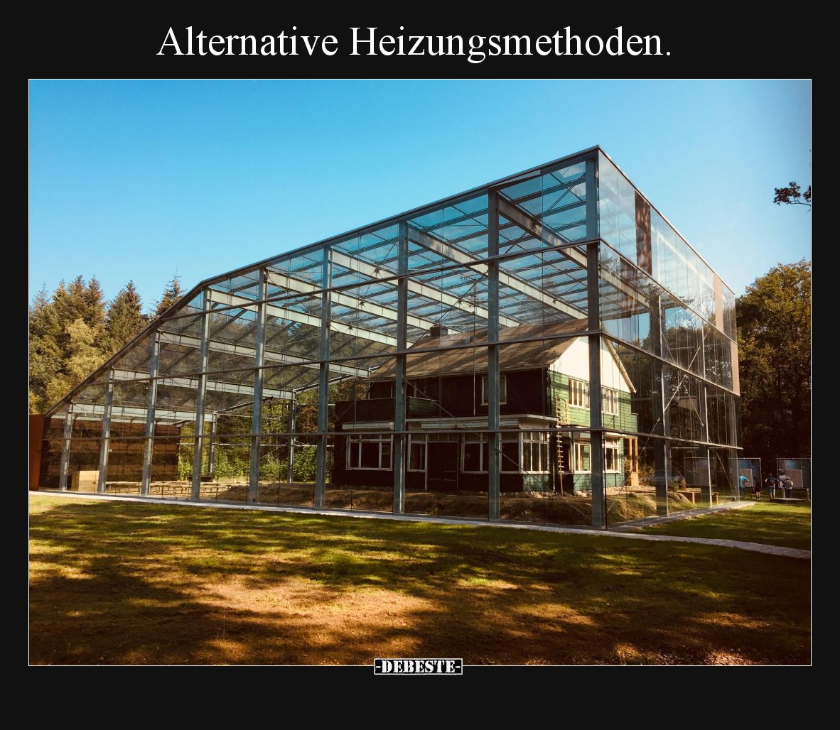 Alternative Heizungsmethoden