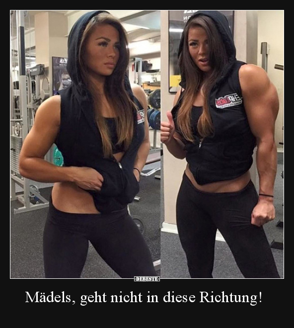 Mädels, geht nicht in diese Richtung!..