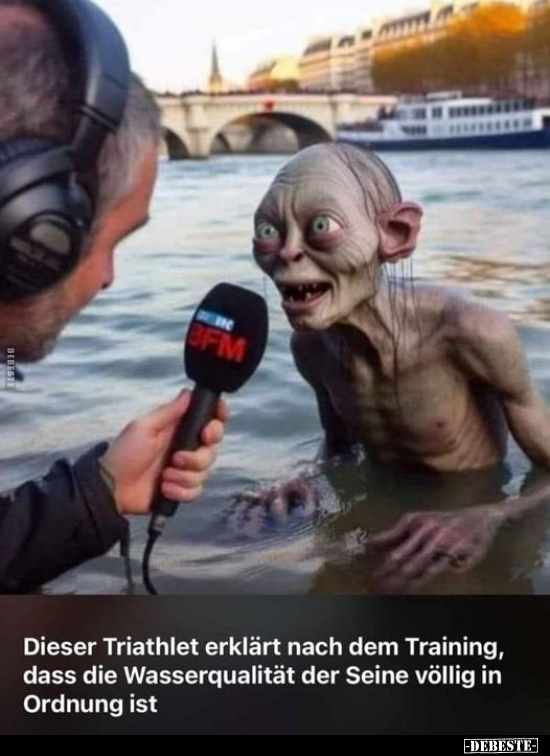 Dieser Triathlet erklärt nach dem Training.. - Lustige Bilder | DEBESTE.de