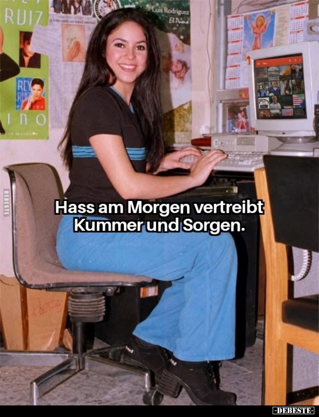 Hass am Morgen vertreibt Kummer und Sorgen.