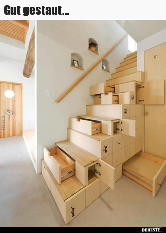 Gut gestaut...