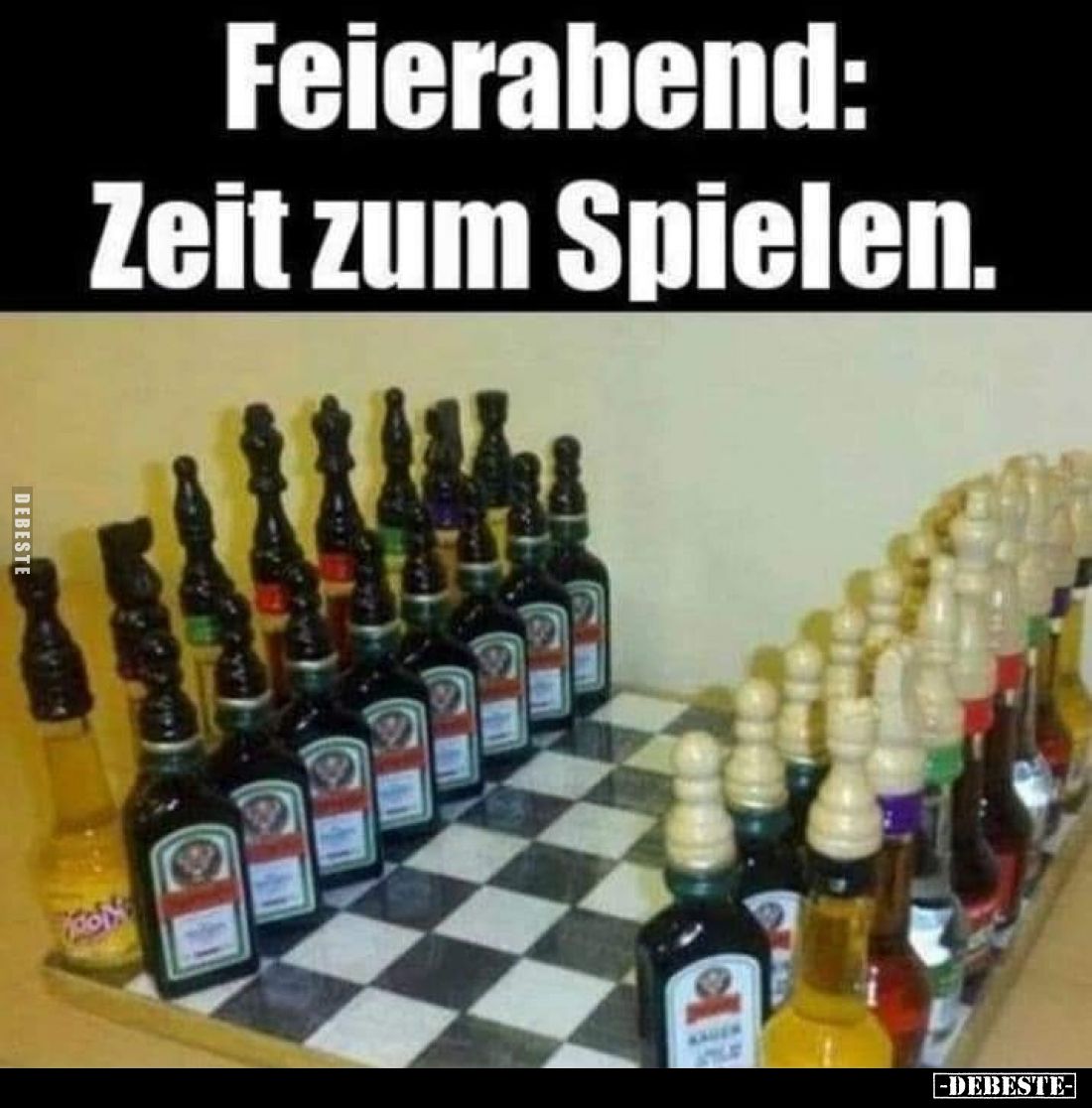 Feierabend:
Zeit zum Spielen