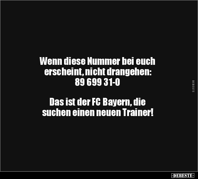 Wenn diese Nummer bei euch erscheint.. - Lustige Bilder | DEBESTE.de