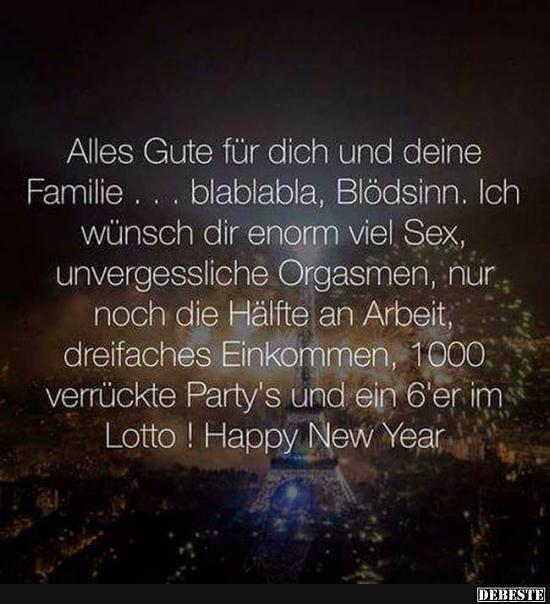 Neujahrswünsche 2017.. - Lustige Bilder | DEBESTE.de