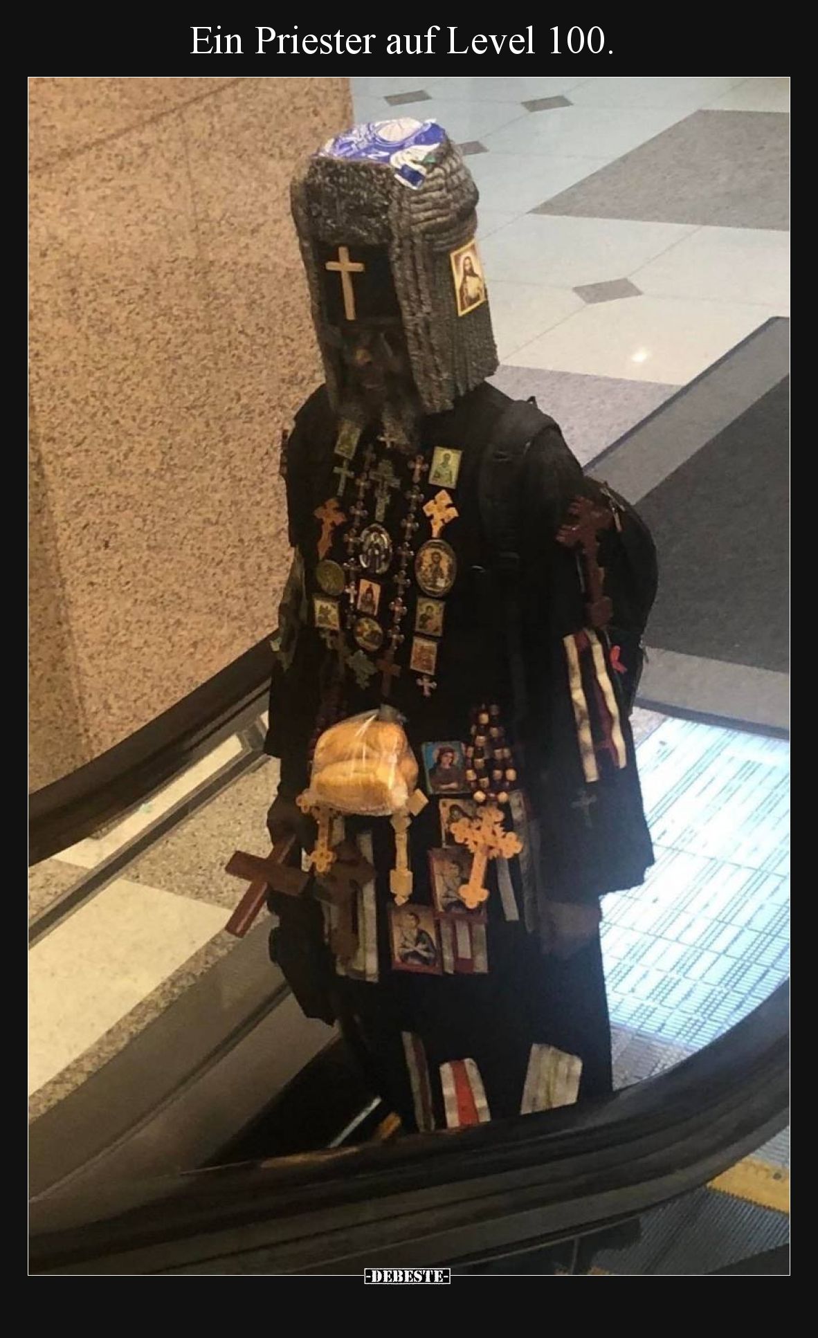 Ein Priester auf Level 100.