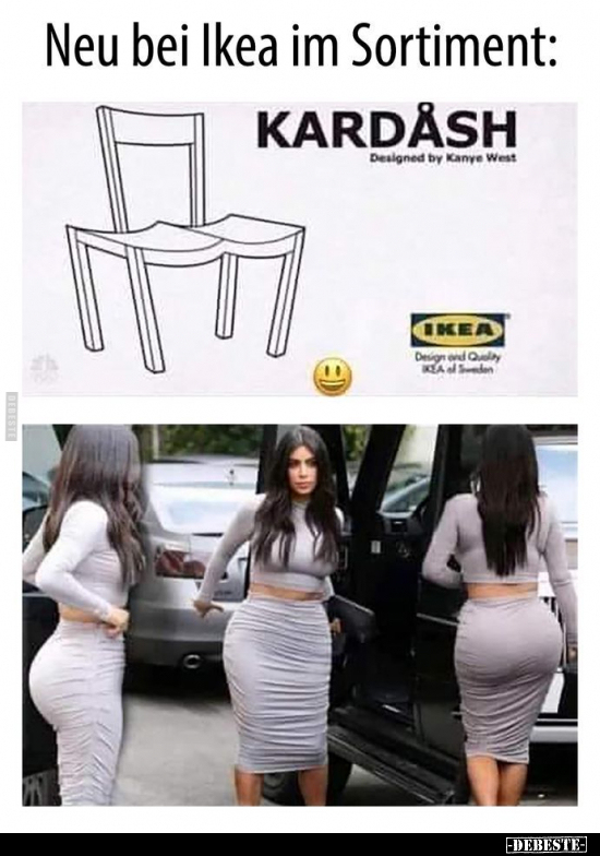 Neu bei Ikea im Sortiment: KARDÄSH Designed by Kanye West.. - Lustige Bilder | DEBESTE.de