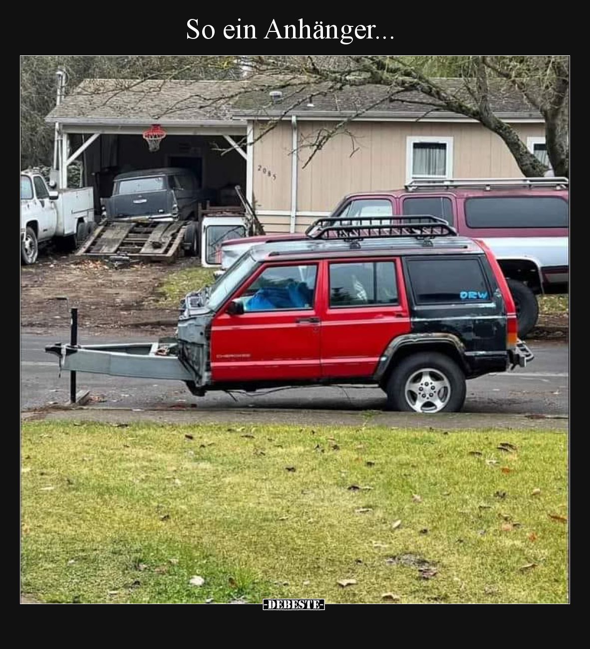 So ein Anhänger...