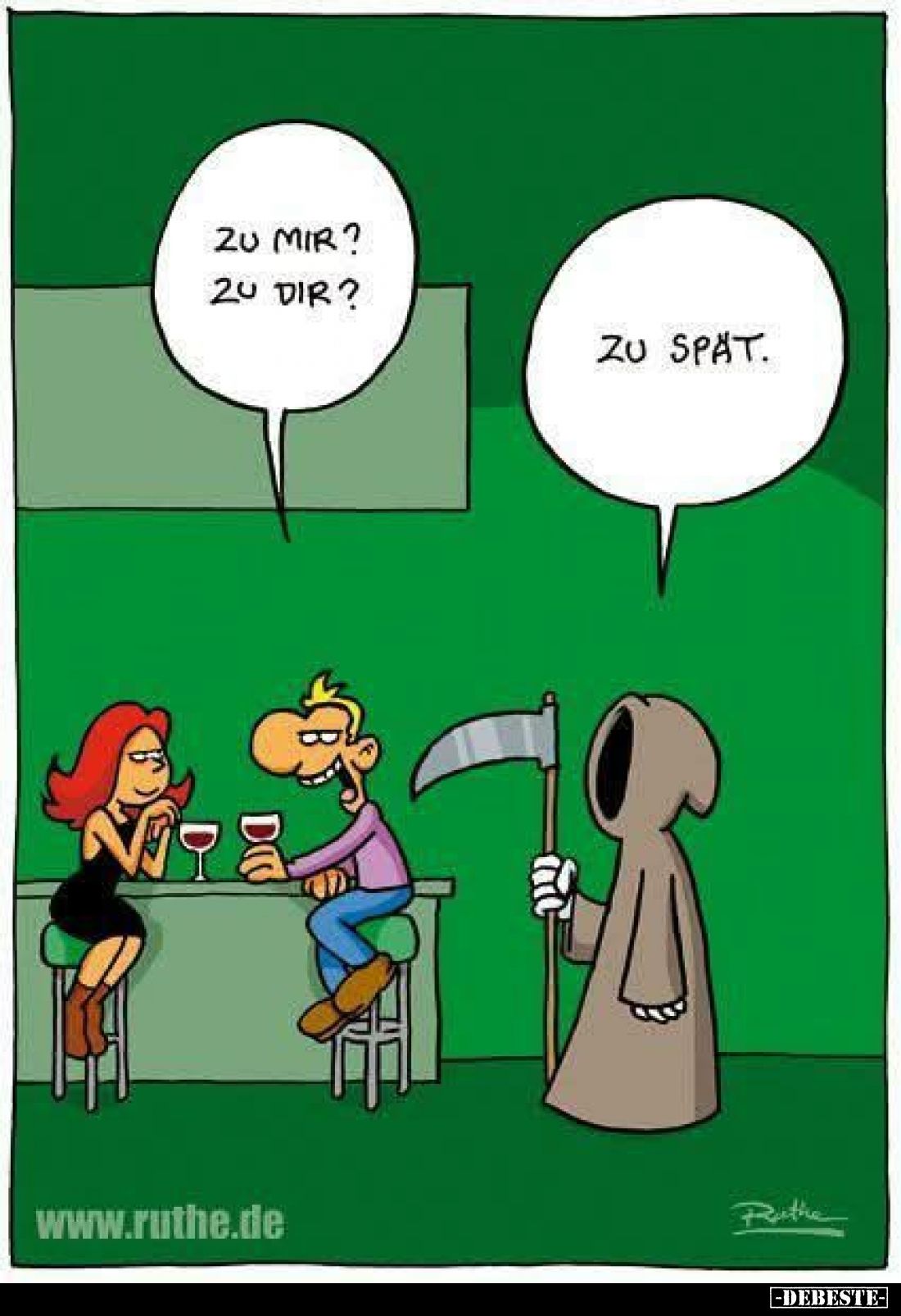 Zu mir? Zu dir?
-
Zu spät.