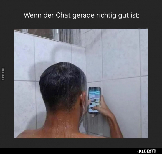 Wenn der Chat gerade richtig gut ist.. - Lustige Bilder | DEBESTE.de