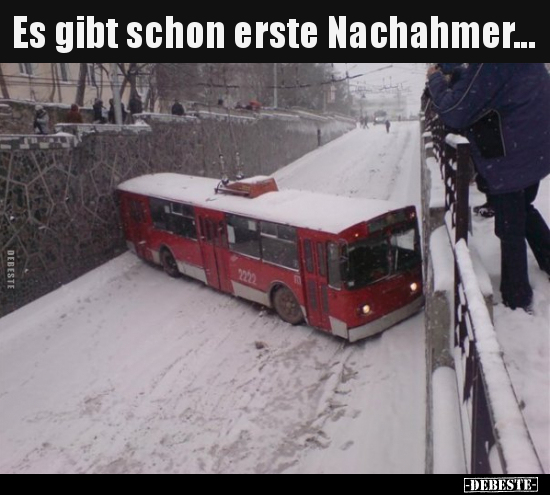 Es gibt schon erste Nachahmer...