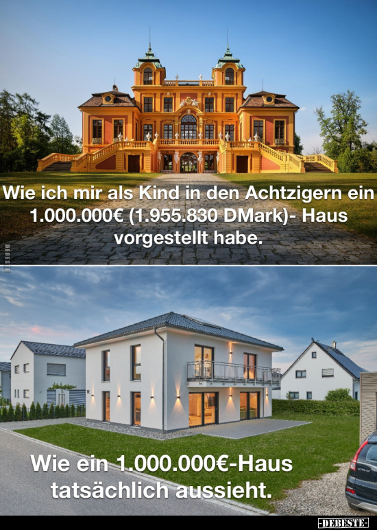 Wie ich mir als Kind in den Achtzigern ein 1.000.000€.. - Lustige Bilder | DEBESTE.de