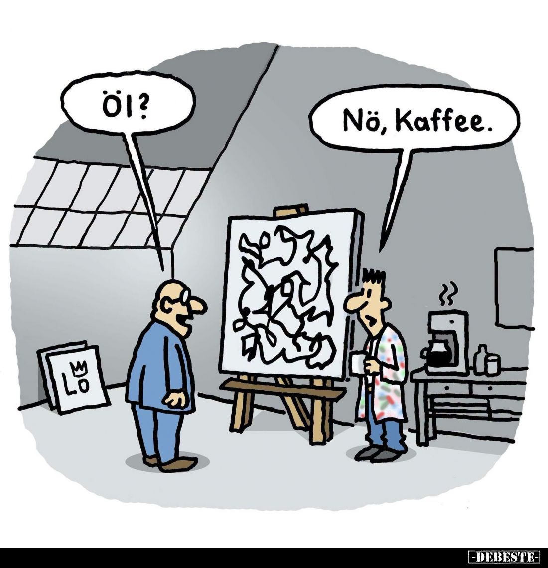 Öl? -
Nö, Kaffee.