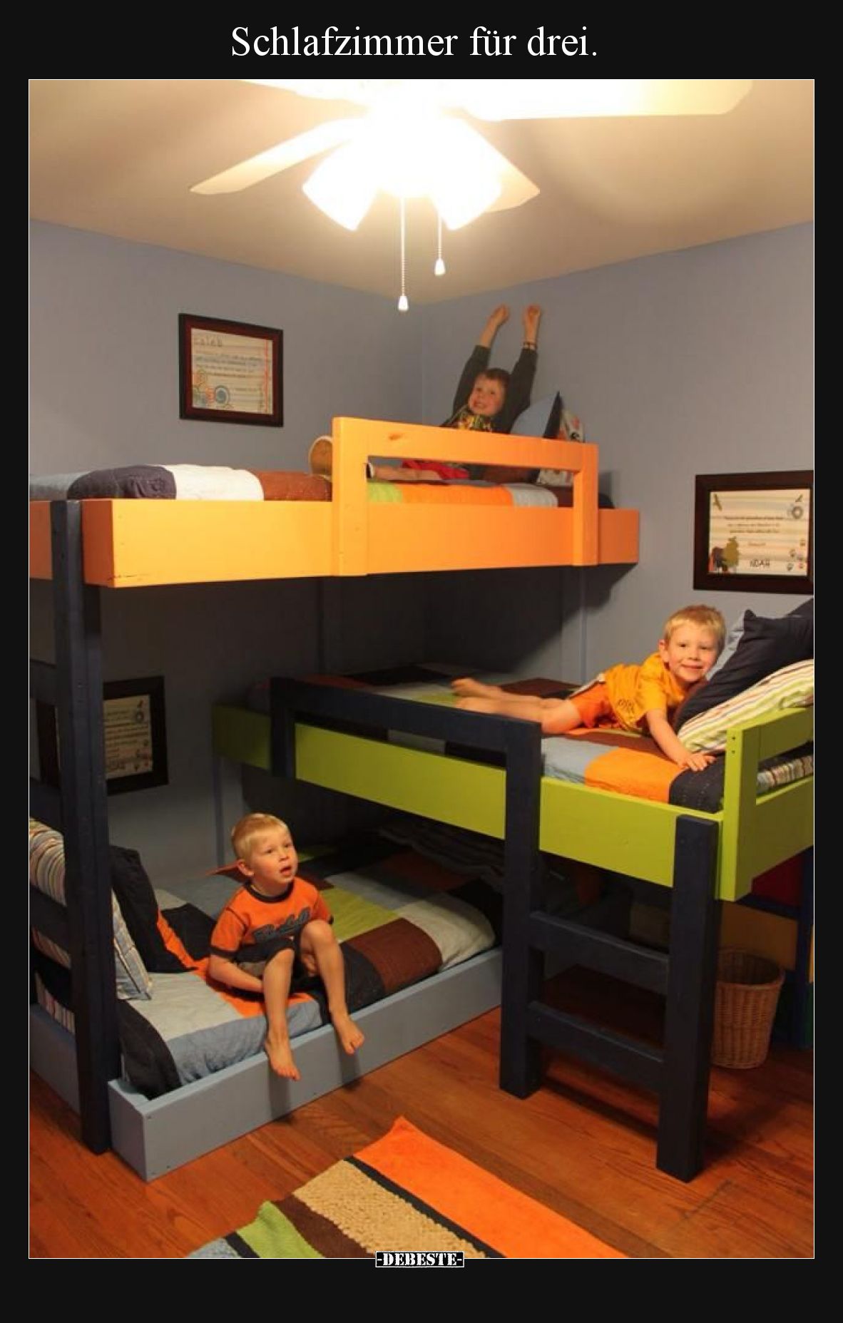 Schlafzimmer für drei... - Lustige Bilder | DEBESTE.de