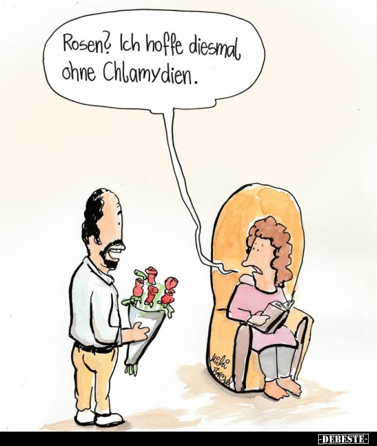 Rosen? Ich hoffe diesmal ohne Chlamydien.. - Lustige Bilder | DEBESTE.de