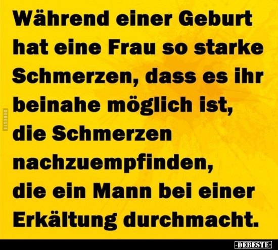 Während einer Geburt hat eine Frau so starke Schmerzen..