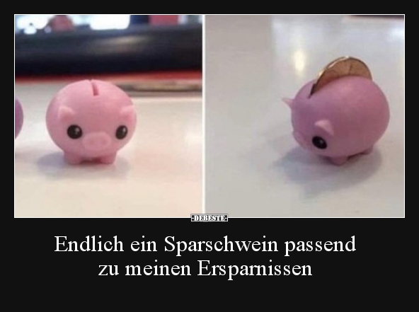 Endlich ein Sparschwein passend zu meinen Ersparnissen.. - Lustige Bilder | DEBESTE.de