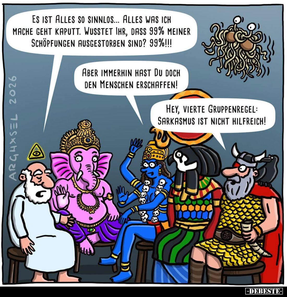 Es ist alles so sinnlos... Alles was ich mache geht kaputt. Wusstet ihr, dass 99% meiner Schöpfungen ausgestorben sind? 99%!!...